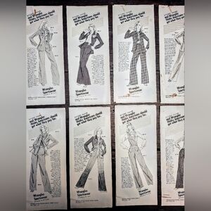 Vintage 1960s WRANGLER Sportswear Advertising Mats/ Marketing Supply/ Lot of 30/